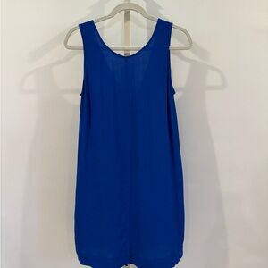 Madewell Vibrant Blue Sleeveless Mini Dress